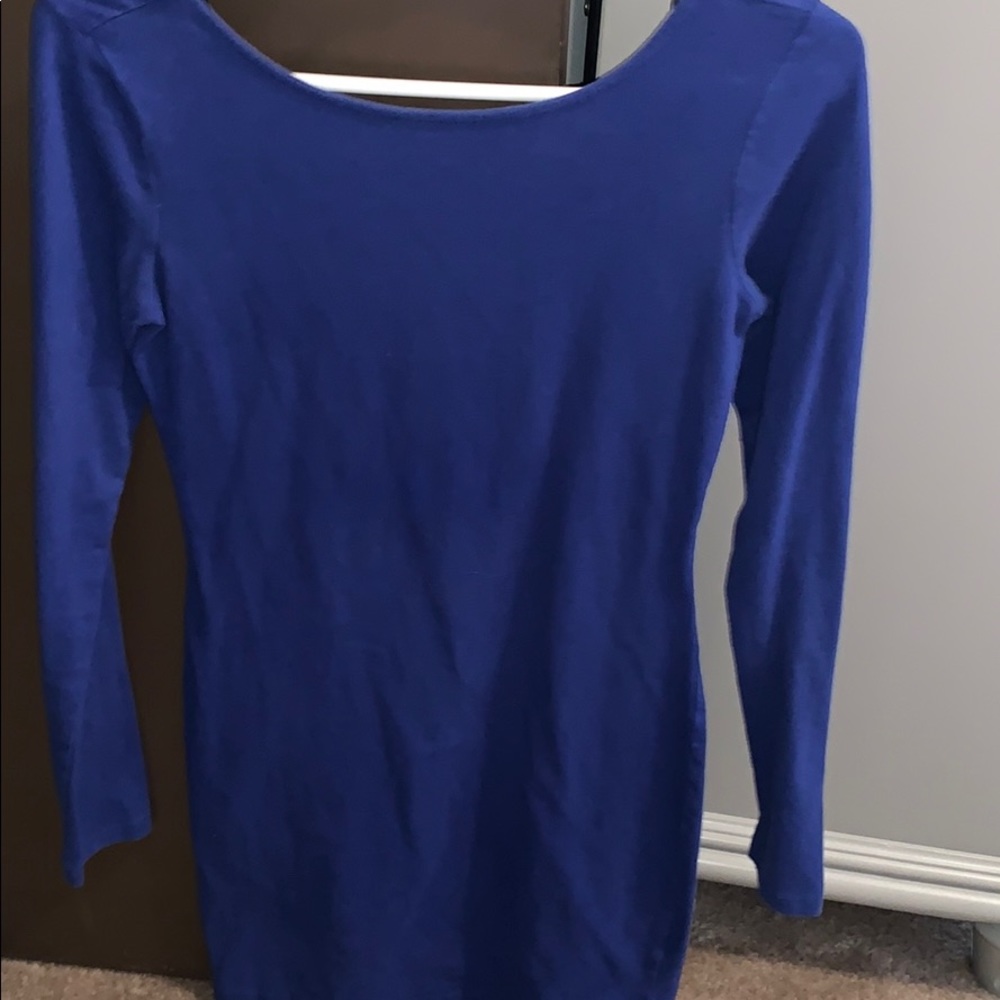 forever 21 blue tight dress